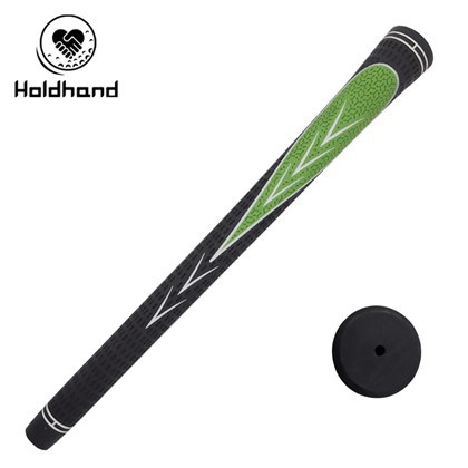 Pro-Slip Black Rubber Golf Grip – lepljiv vzorec za boljši občutek in nadzor