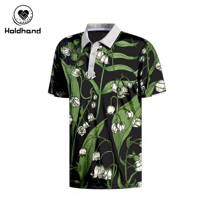 Colorful Striped Golf Polo