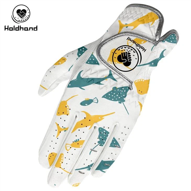 Logotip OEM po meri, mehak na dotik, nov dizajn PU Cabretta golf rokavice
